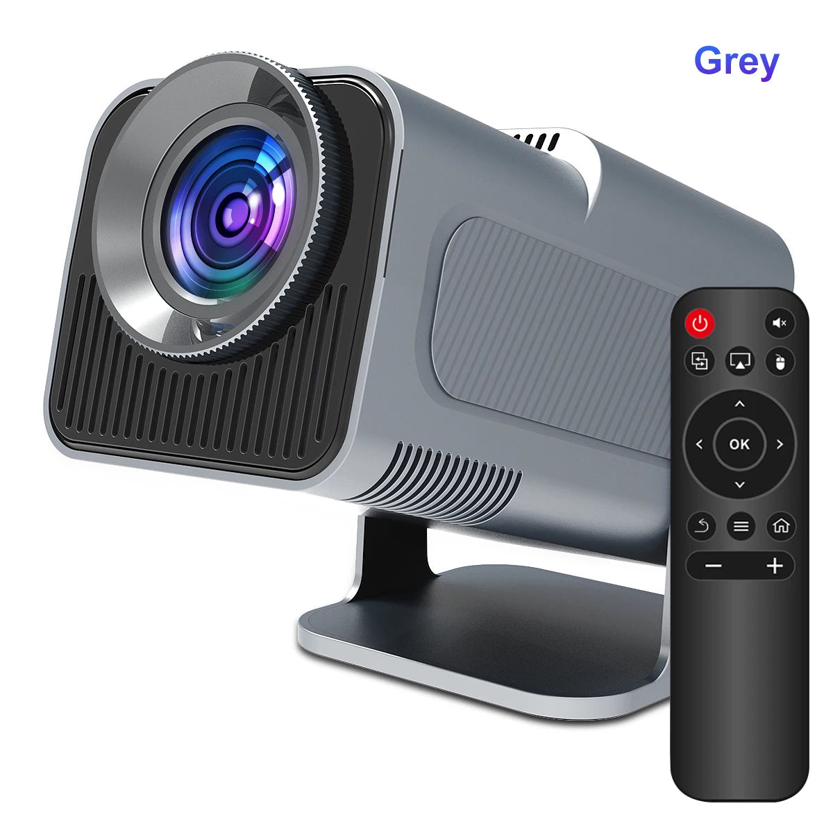 4K Android 11 Projector Native 1080P 390ANSI HY320 Dual Wifi6 BT5.0 1920x1080P Cinema Portable Projector Upgraded HY300