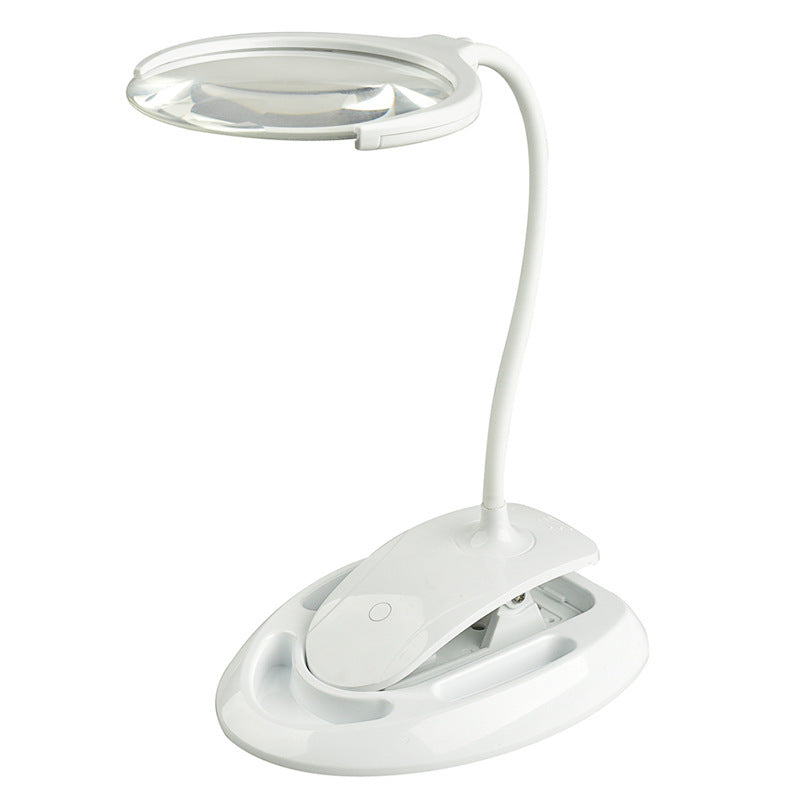 Rechargeable Second Gear Brightness Optical Lens 5-10 Times Multiple LED Lamp Stands