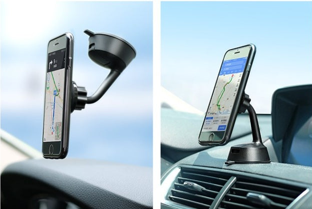 Car mobile phone suction cup type car navigation universal model magnet creative clip multi-function fixed bracket