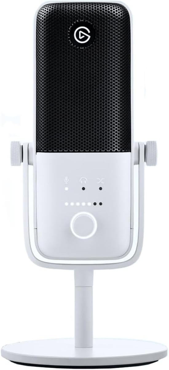 Wave:3 - Premium Studio Quality USB Condenser Microphone for Streaming, Podcast, Gaming and Home Office, Free Mixer Software, Sound Effect Plugins, Anti-Distortion, Plug ’N Play, PC