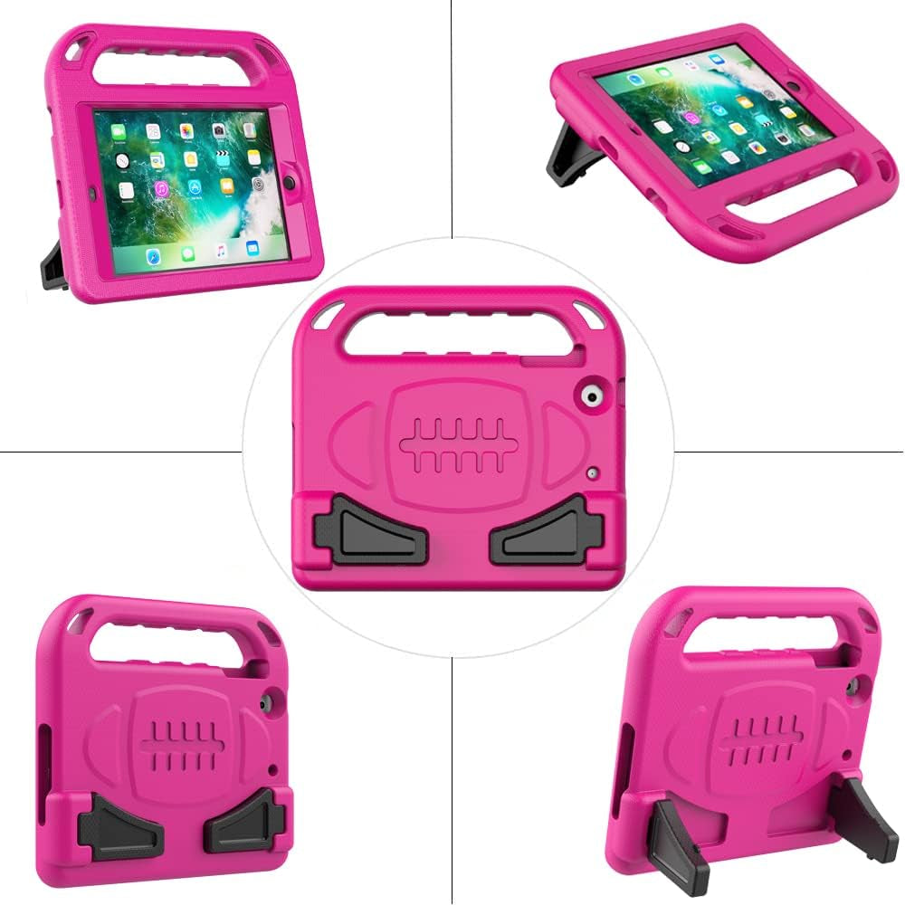 Case for Ipad Mini 1 2 3, Ipad Mini 1/2/3 Case for Kids - Built-In Screen Protector, Shockproof Lightweight Hard Cover Handle Stand Kids Case