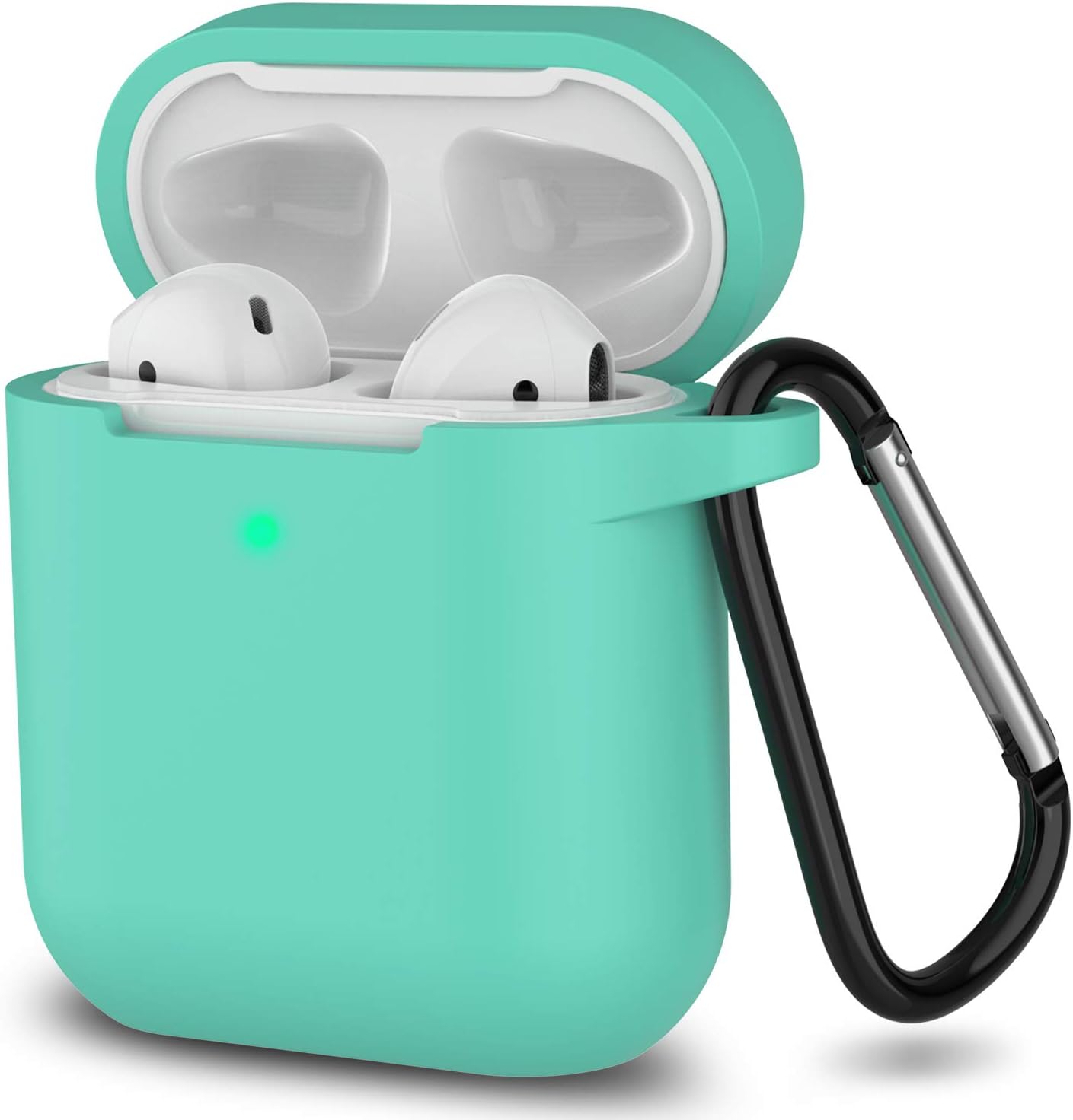 Silicone Case for Apple Airpods 1 & 2 Wireless and Wired Charging Case (Front LED Visible)
