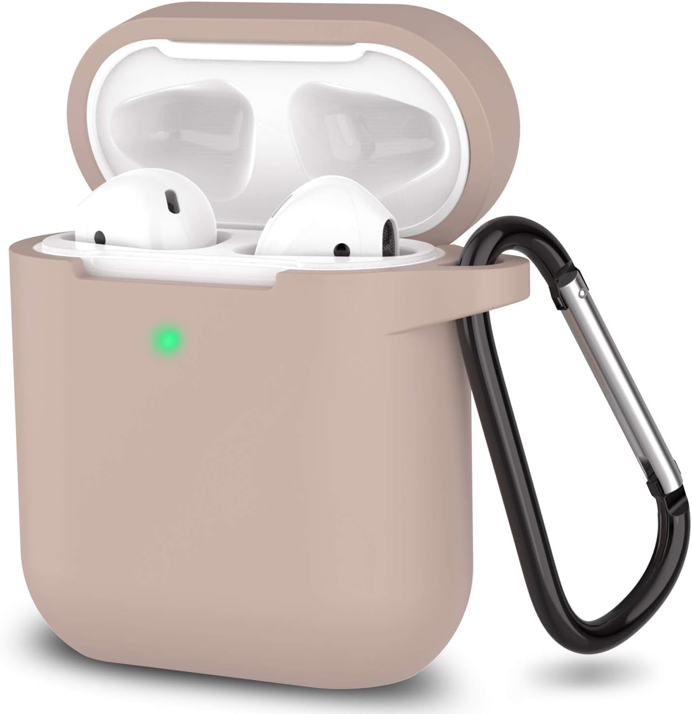 Silicone Case for Apple Airpods 1 & 2 Wireless and Wired Charging Case (Front LED Visible)