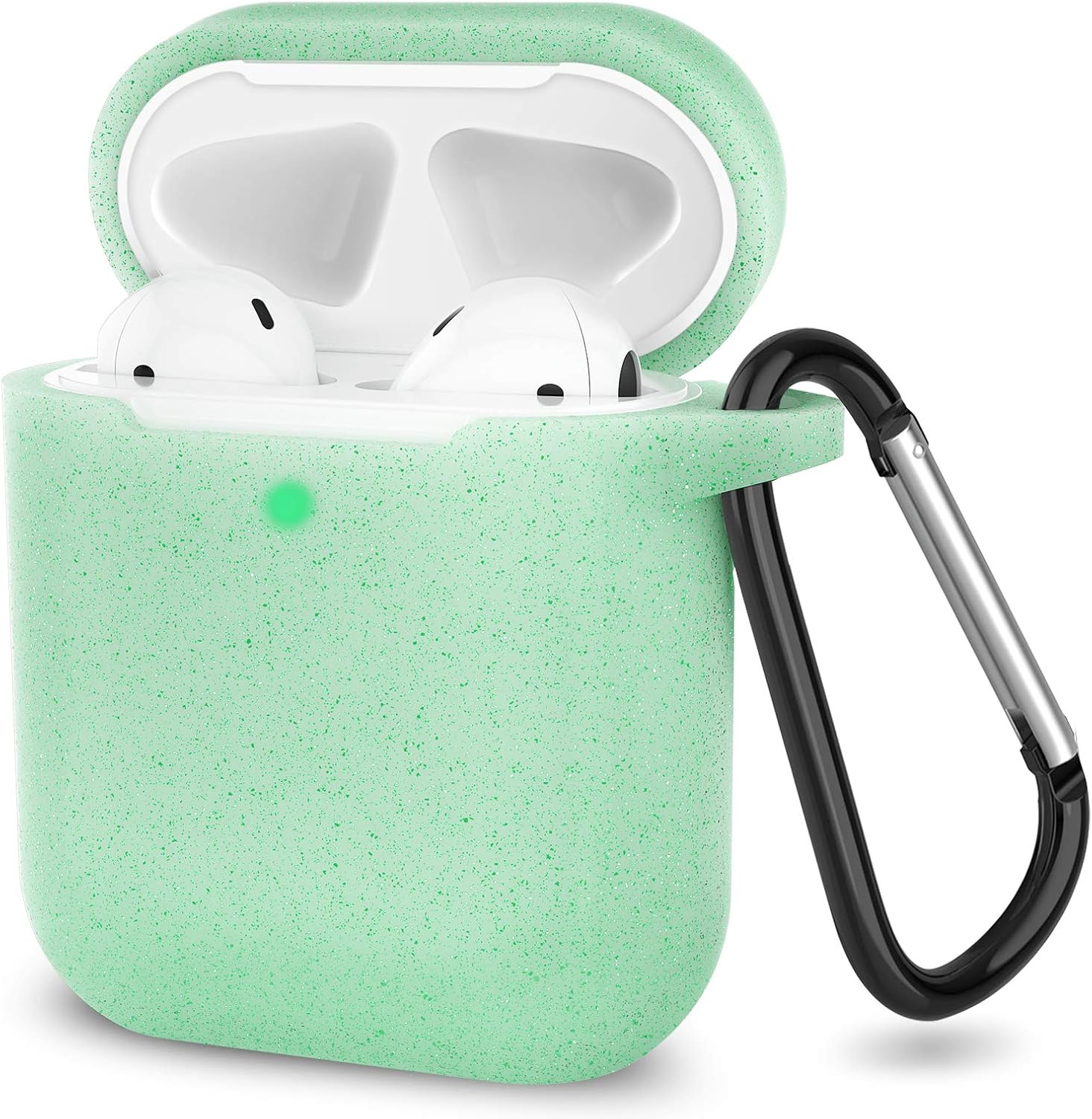 Silicone Case for Apple Airpods 1 & 2 Wireless and Wired Charging Case (Front LED Visible)