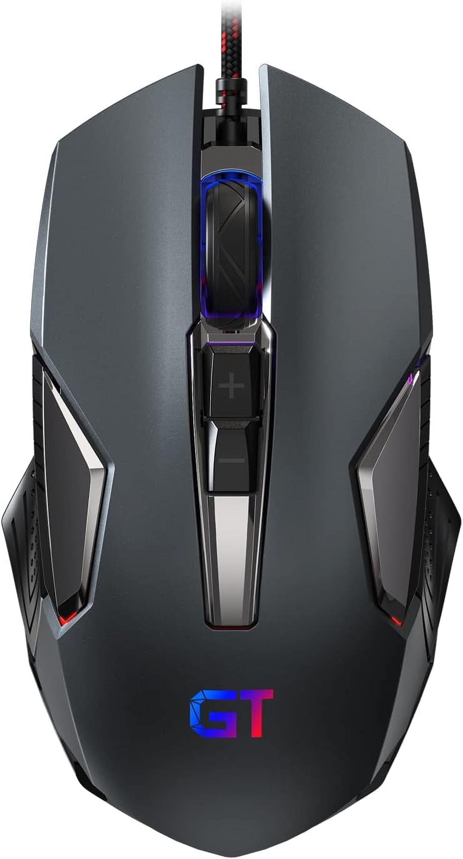 Wired Gaming Mouse, RGB Gaming Mouse, 4 Color Backlight, Ergonomic Wired Mouse