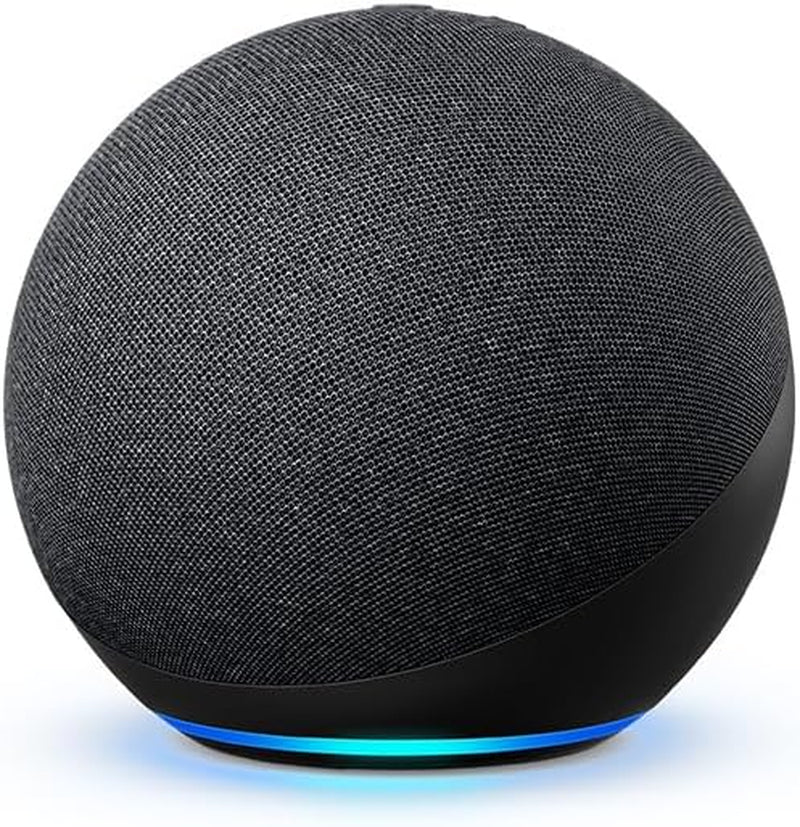 Echo (Newest Model), Alexa Speaker with Premium Sound, Ideal for Large Bedrooms, Living Rooms and Kitchens