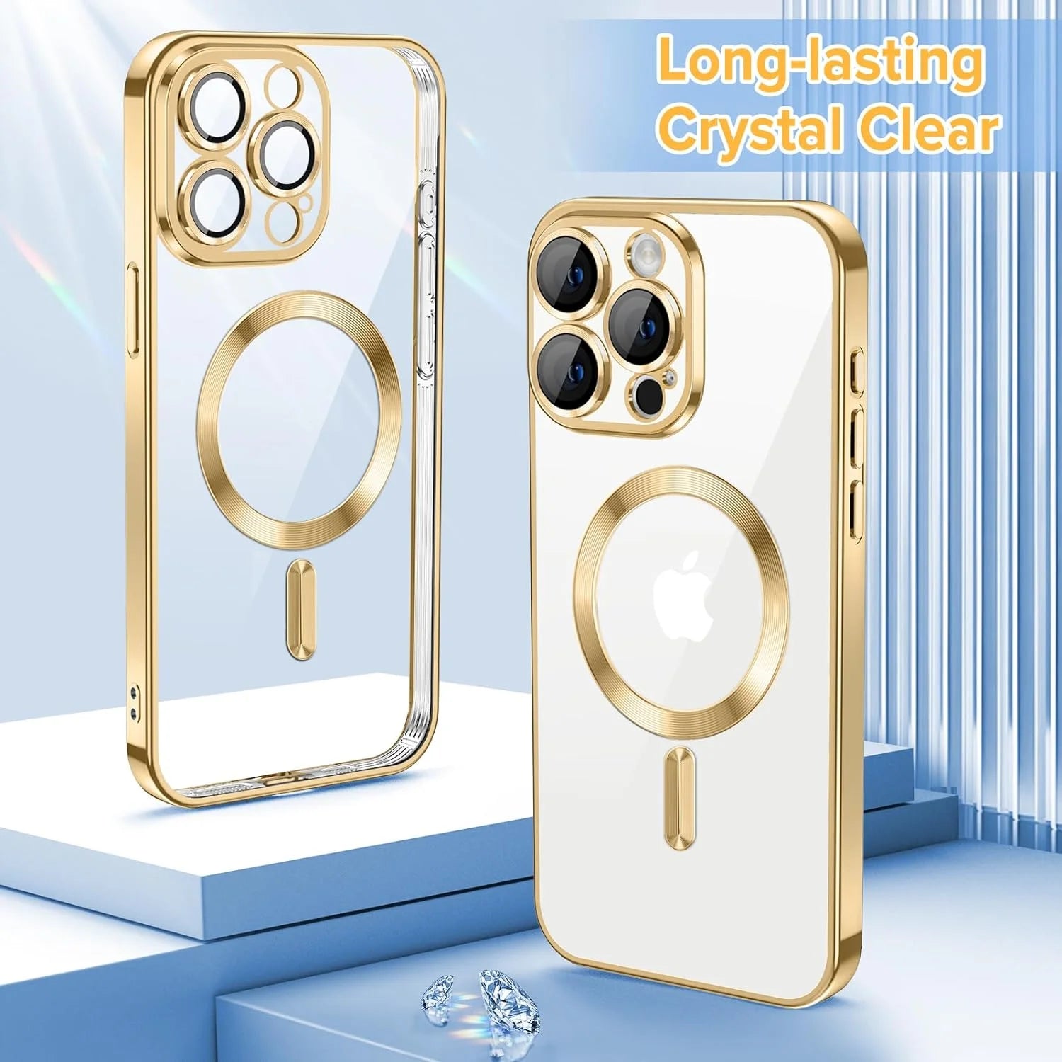 Transparent Phone Case for Apple iPhone 14 Pro Max Clear Magnetic Case