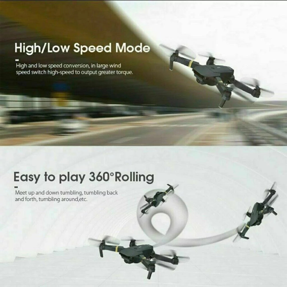 Drone with Camera 4K, Drones for Adults, Wifi FPV RC Quadcopter with Multiple Flight Modes, Headless Mode, One Key Start Mode