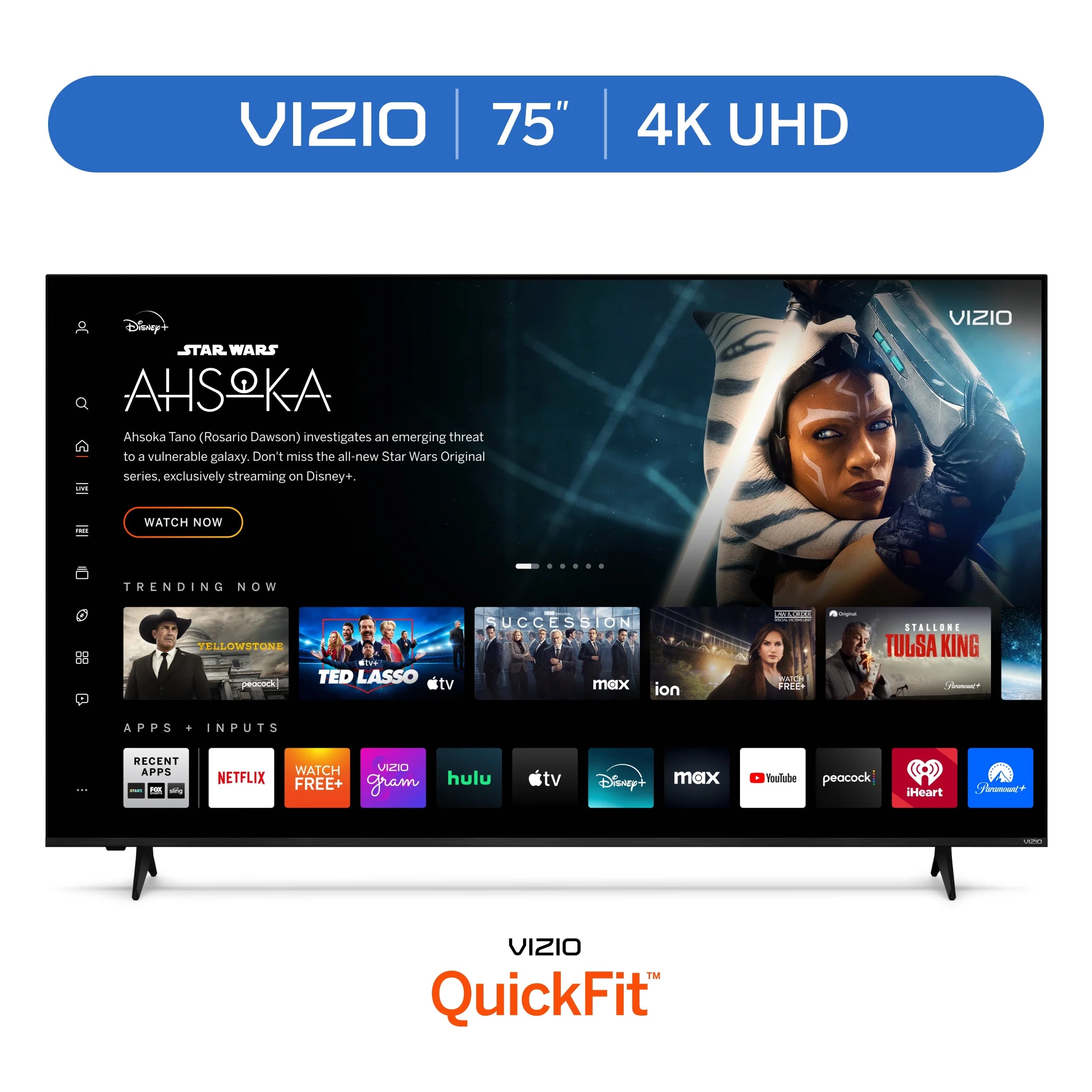 75” VIZIO Class 4K UHD LED HDR Smart TV (V4K75M-08)