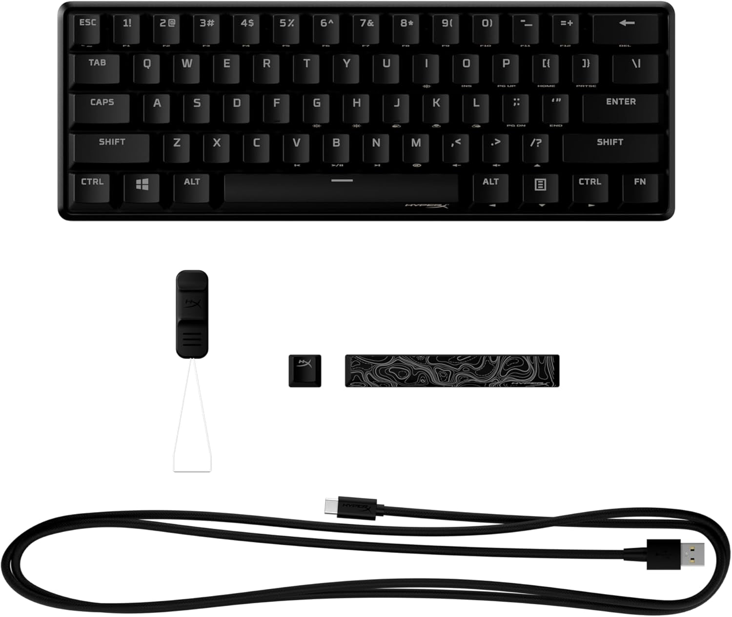 Alloy Origins 60 - Mechanical Gaming Keyboard, Ultra Compact 60% Form Factor, Double Shot PBT Keycaps, RGB LED Backlit- Linear Red Switch
