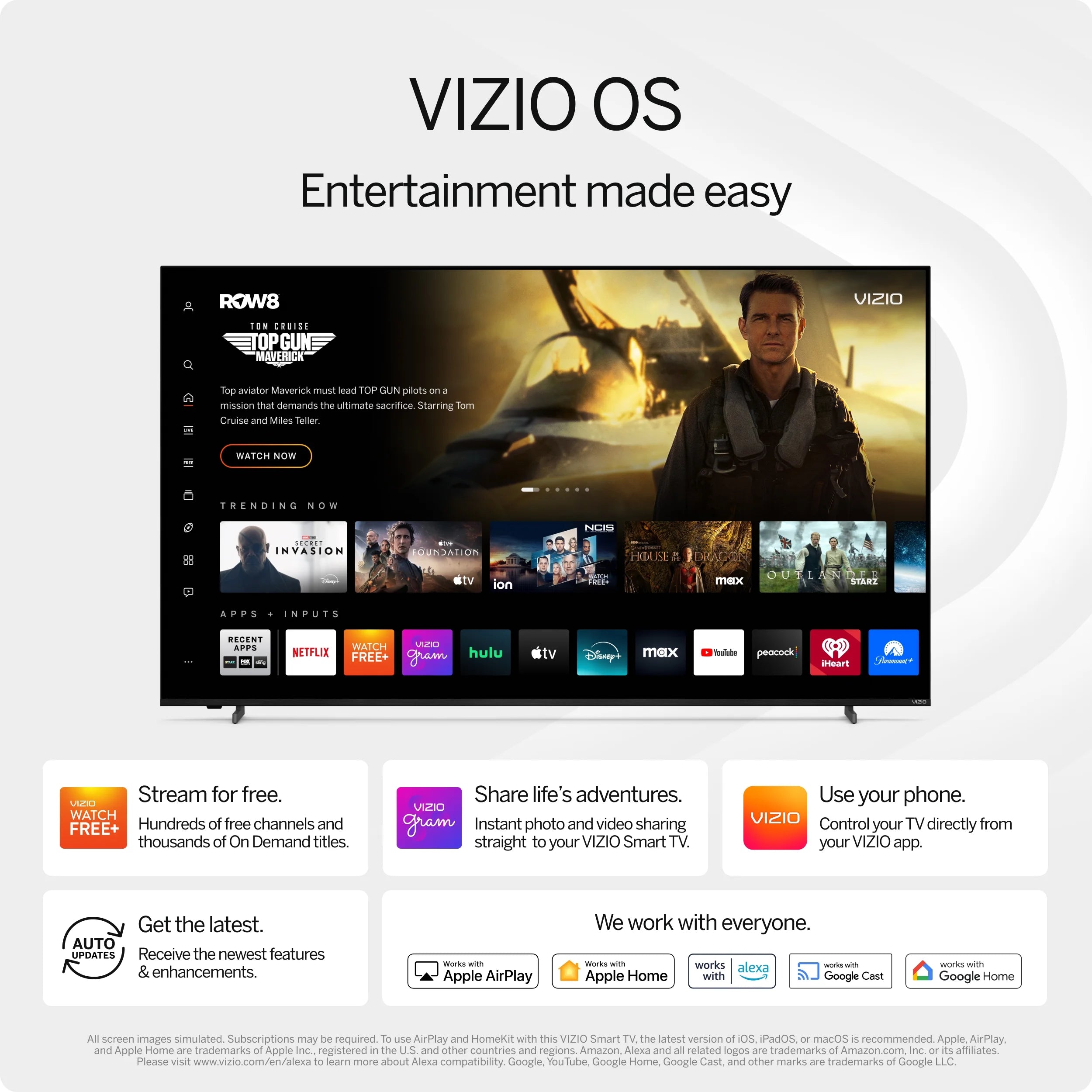 75” VIZIO Class 4K UHD LED HDR Smart TV (V4K75M-08)