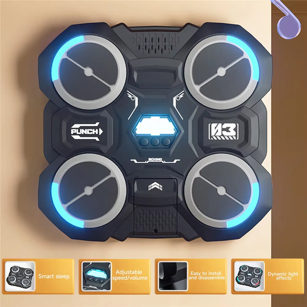 Smart Wall-Mounted Bluetooth Music Boxing Machine for Kids