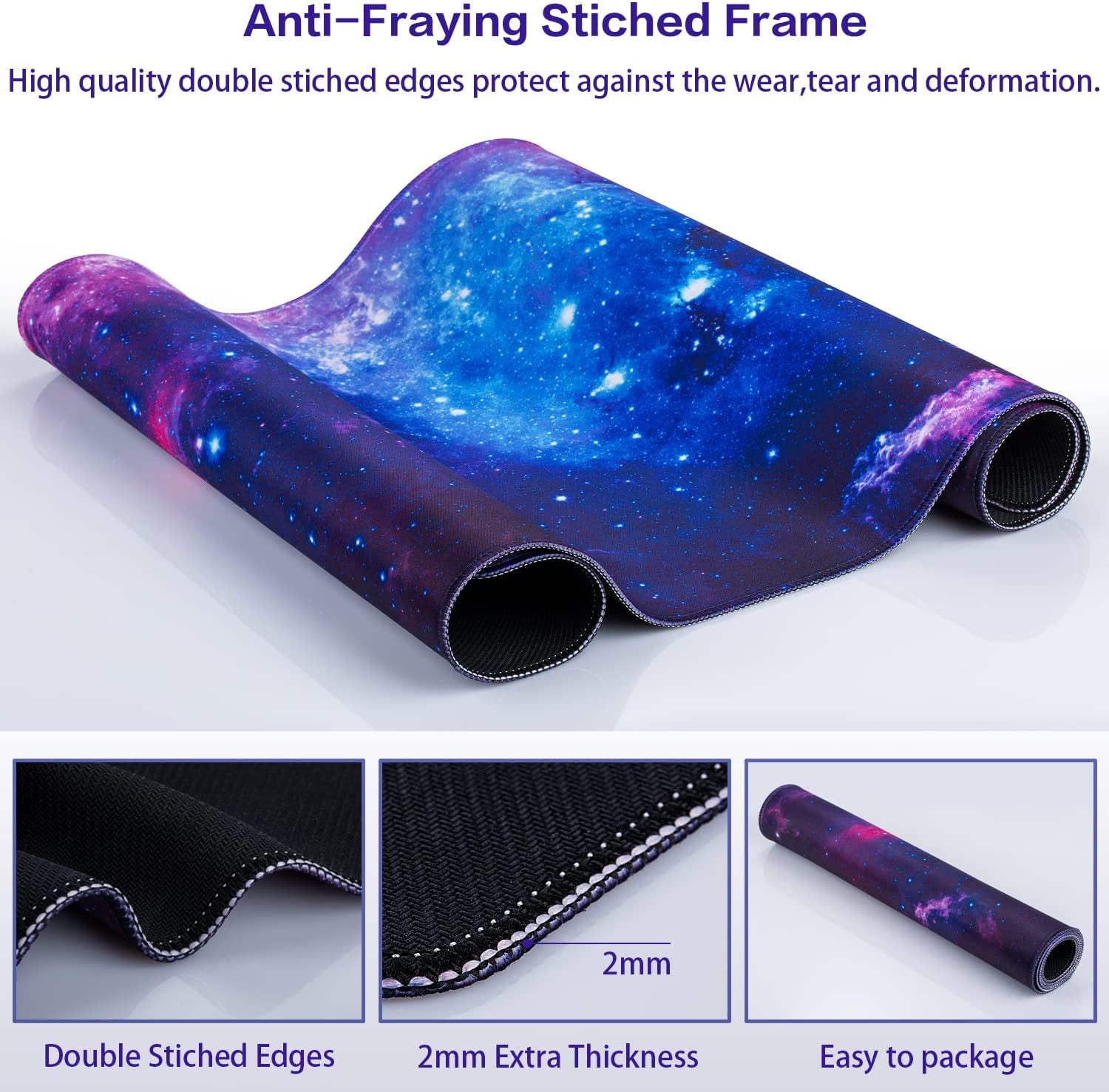 Gaming Mouse Pad, 31.5X15.7Inch with Non-Slip & Rubber Base