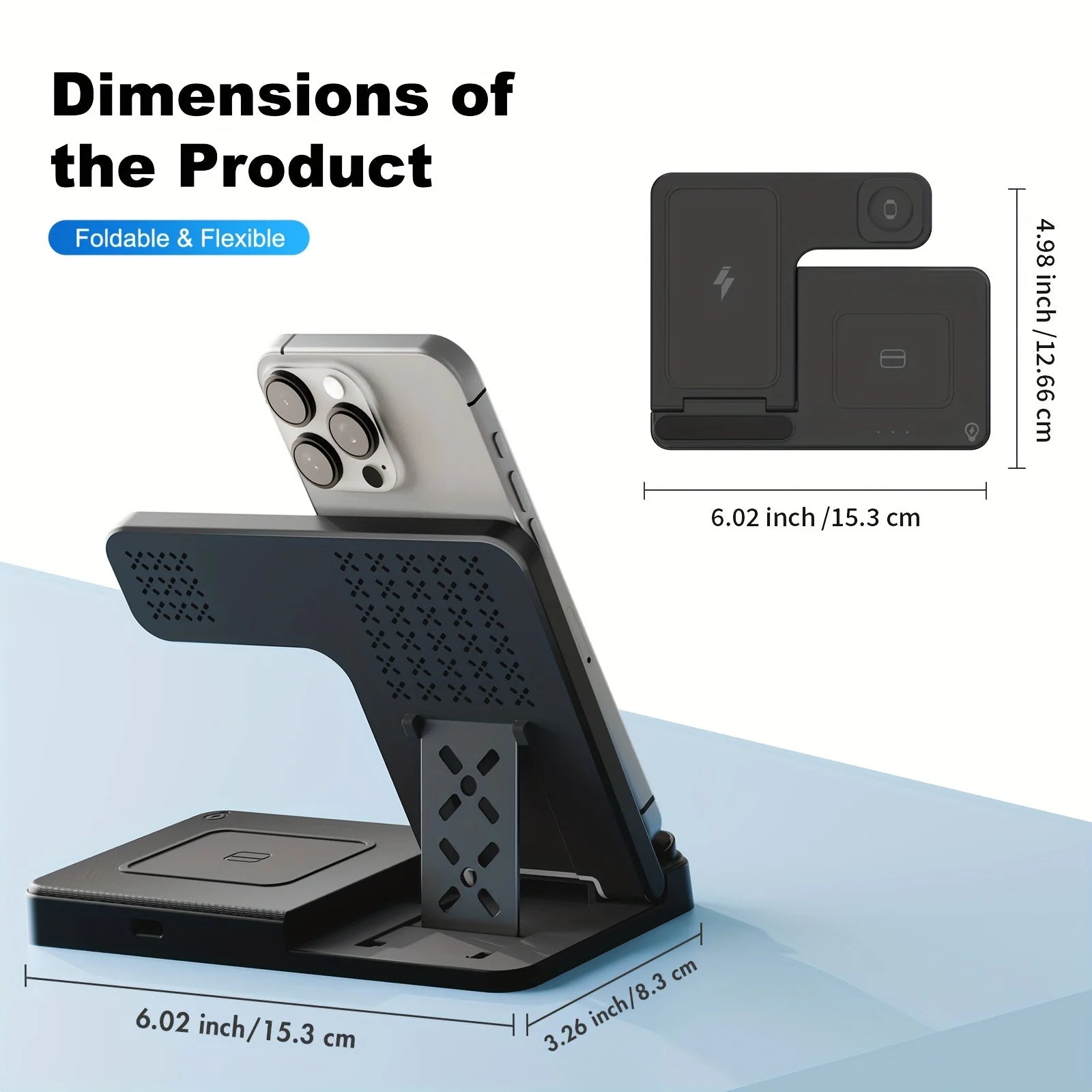 3 in 1 Charging Station for Recent Apple Prodcuts
