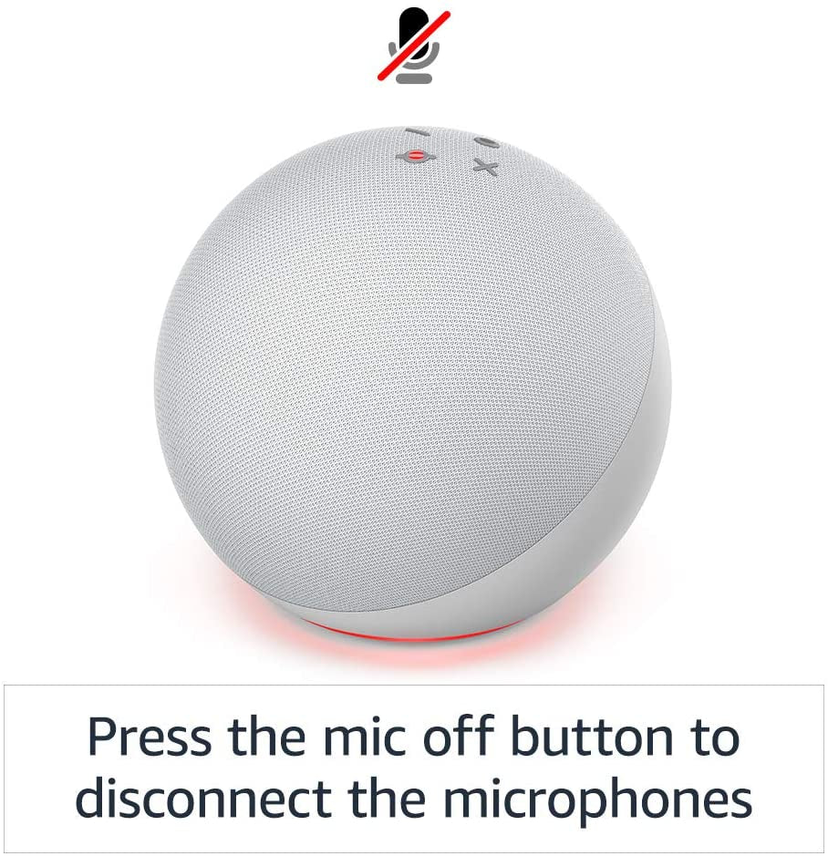 Echo (Newest Model), Alexa Speaker with Premium Sound, Ideal for Large Bedrooms, Living Rooms and Kitchens