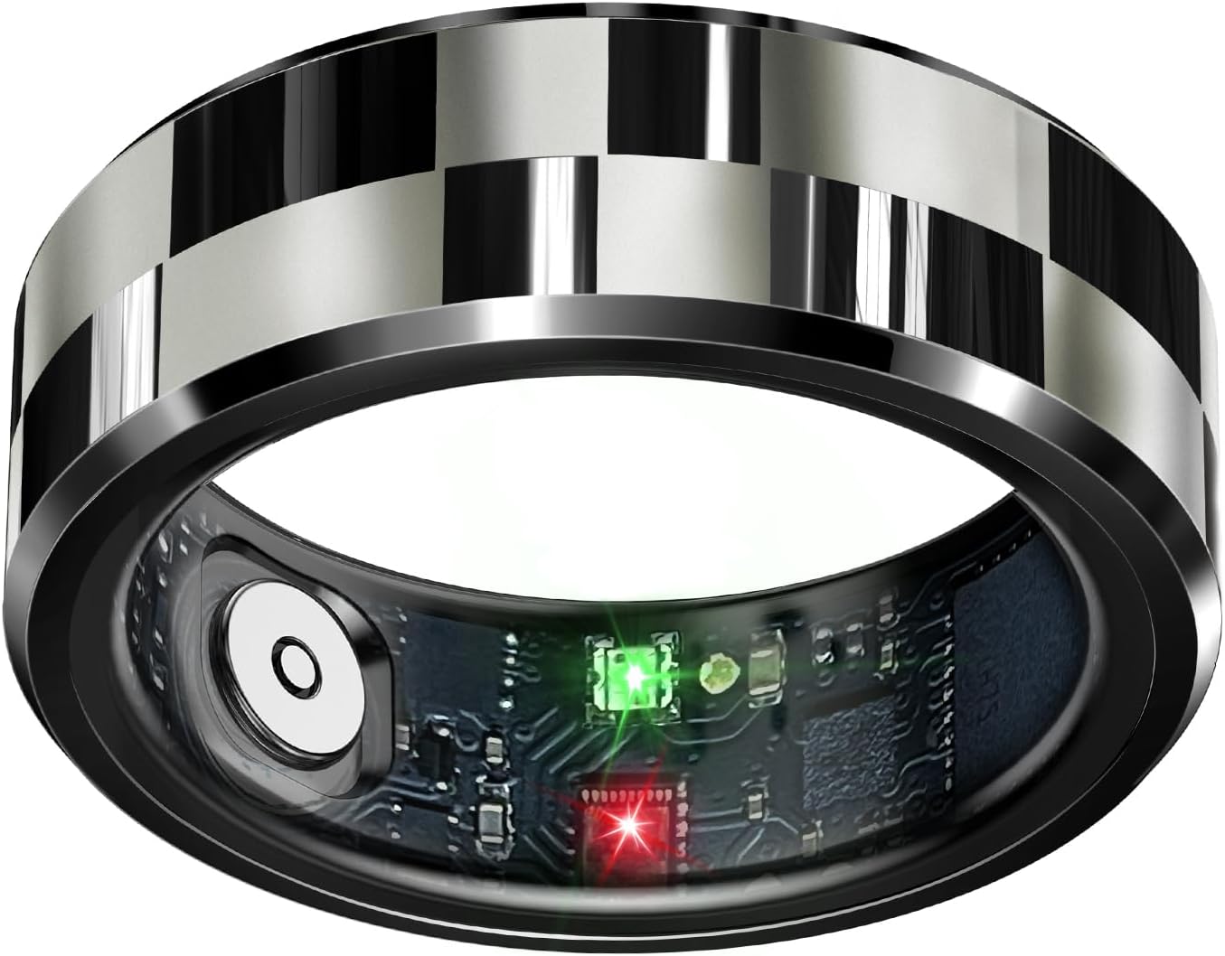 Smart Ring – Health & Sleep Tracker, Heart Rate, Activity Monitor, Air Gestures, Waterproof, 7-Day Battery, iOS/Android