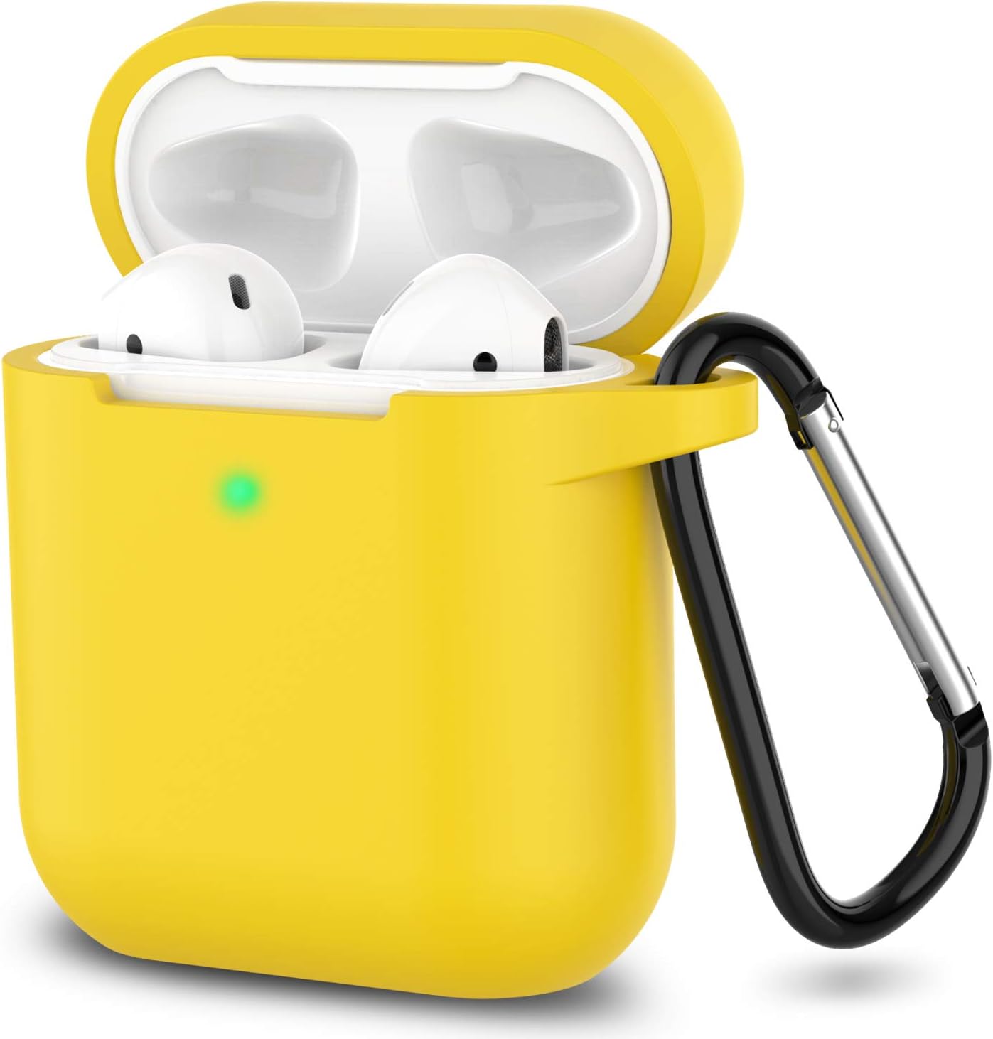 Silicone Case for Apple Airpods 1 & 2 Wireless and Wired Charging Case (Front LED Visible)