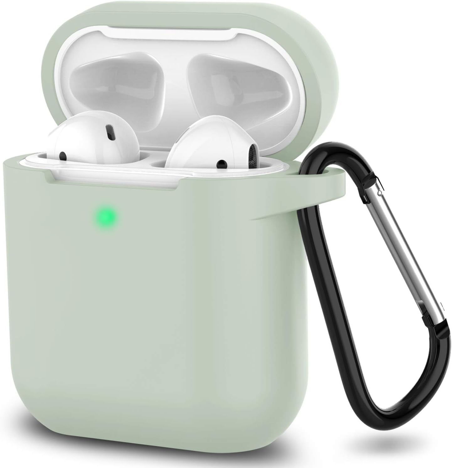 Silicone Case for Apple Airpods 1 & 2 Wireless and Wired Charging Case (Front LED Visible)