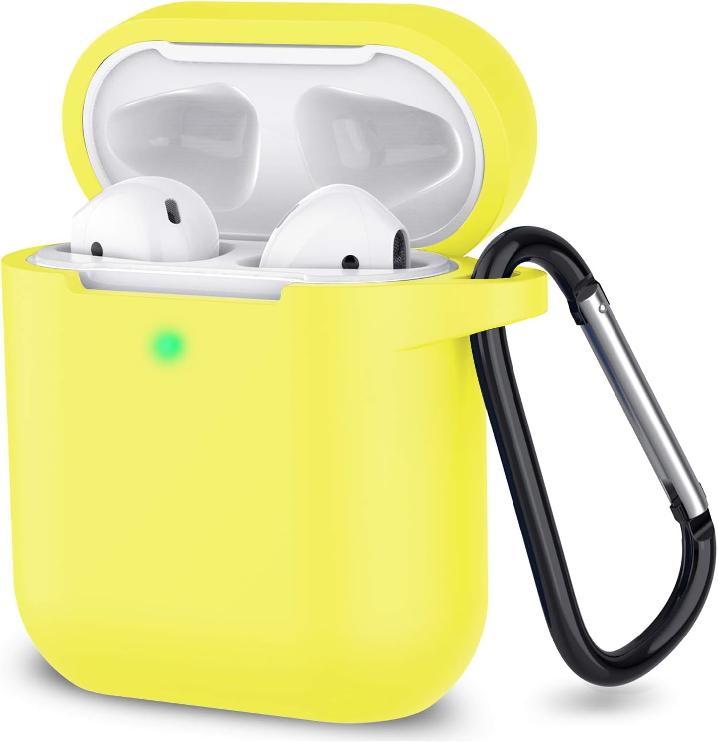 Silicone Case for Apple Airpods 1 & 2 Wireless and Wired Charging Case (Front LED Visible)