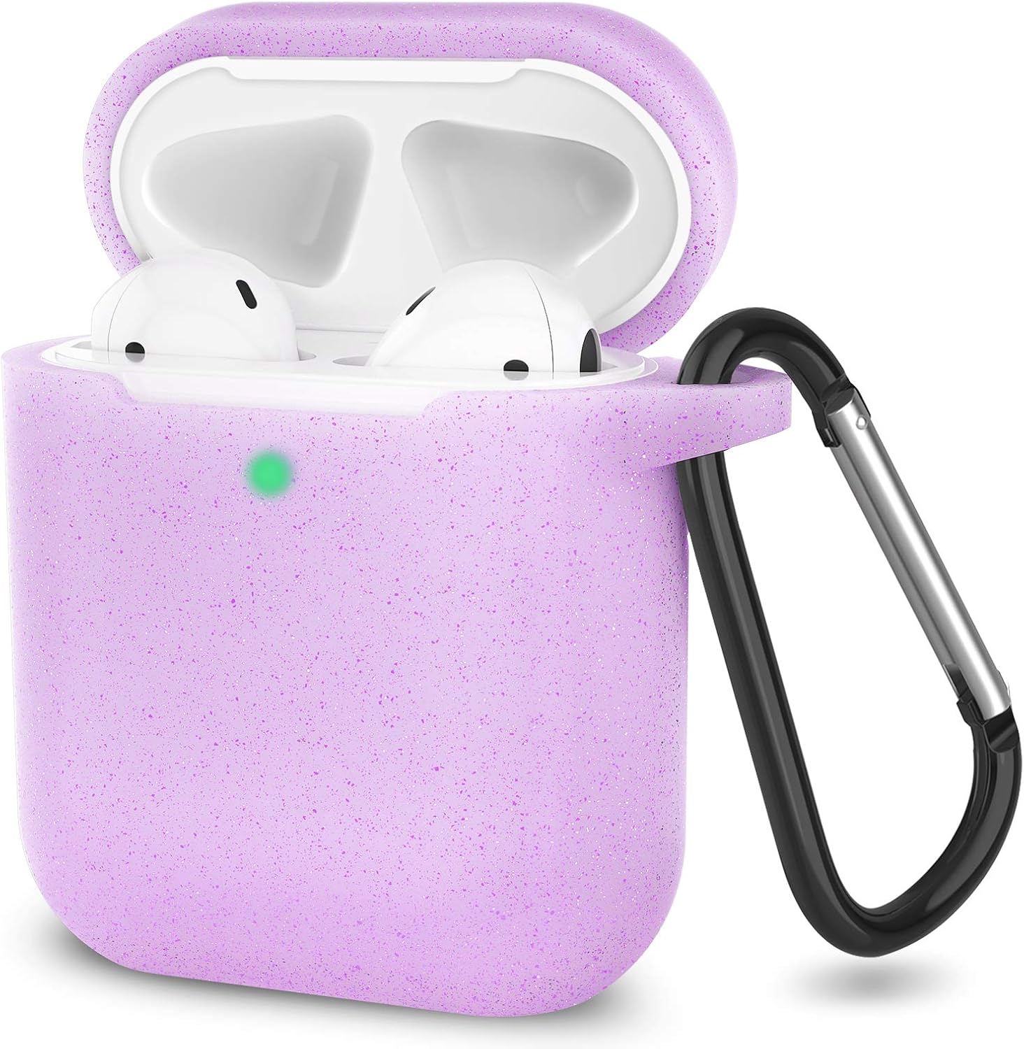 Silicone Case for Apple Airpods 1 & 2 Wireless and Wired Charging Case (Front LED Visible)