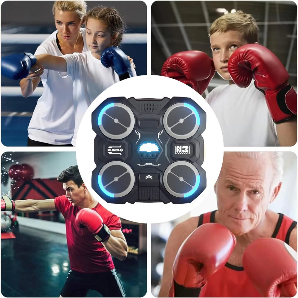 Smart Wall-Mounted Bluetooth Music Boxing Machine for Kids