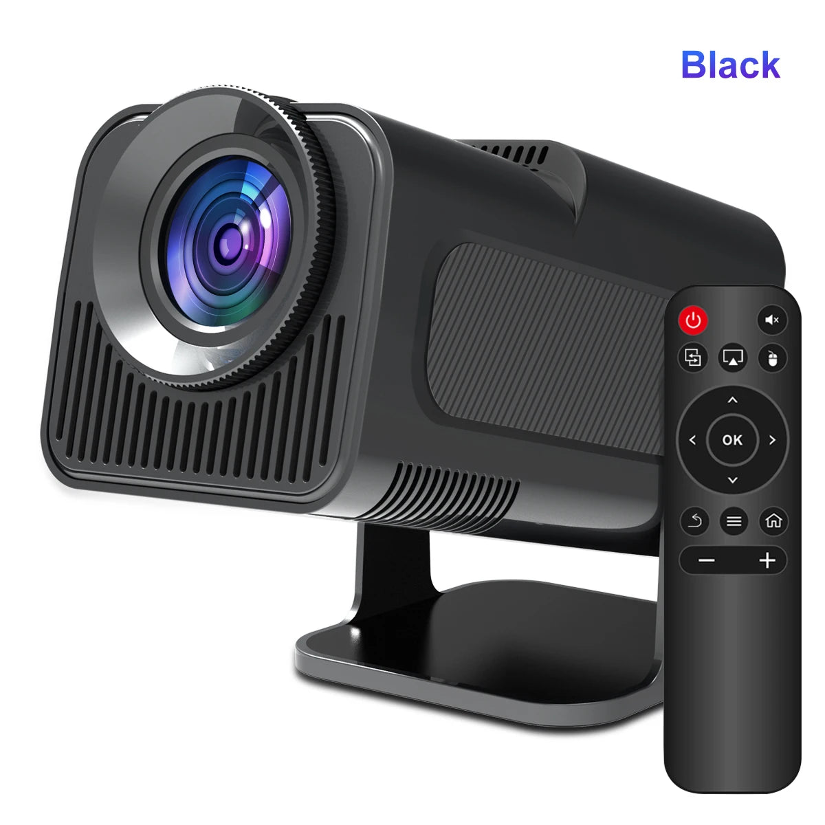 4K Android 11 Projector Native 1080P 390ANSI HY320 Dual Wifi6 BT5.0 1920x1080P Cinema Portable Projector Upgraded HY300