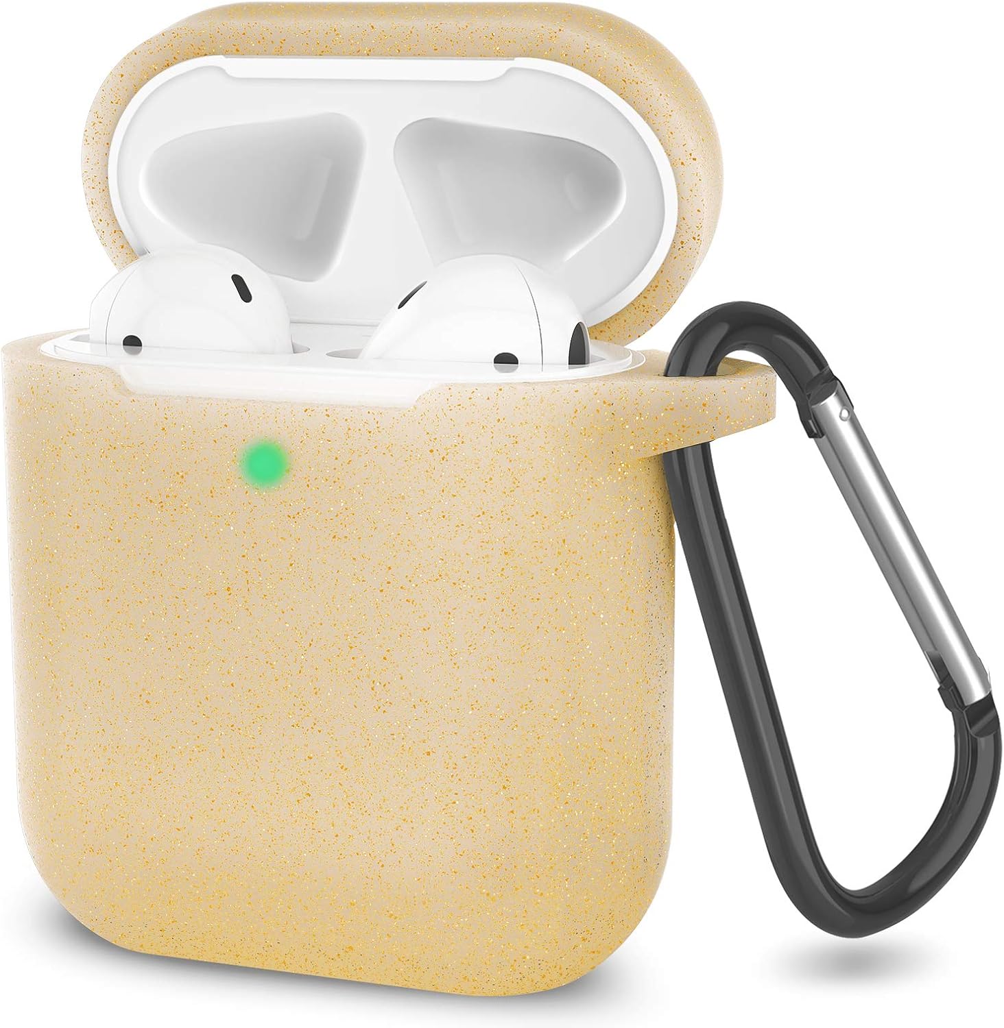 Silicone Case for Apple Airpods 1 & 2 Wireless and Wired Charging Case (Front LED Visible)