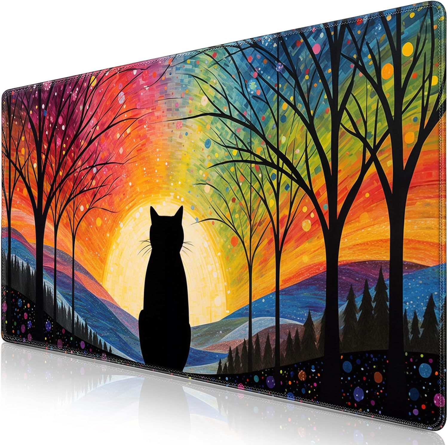 Gaming Mouse Pad, 31.5X15.7Inch with Non-Slip & Rubber Base