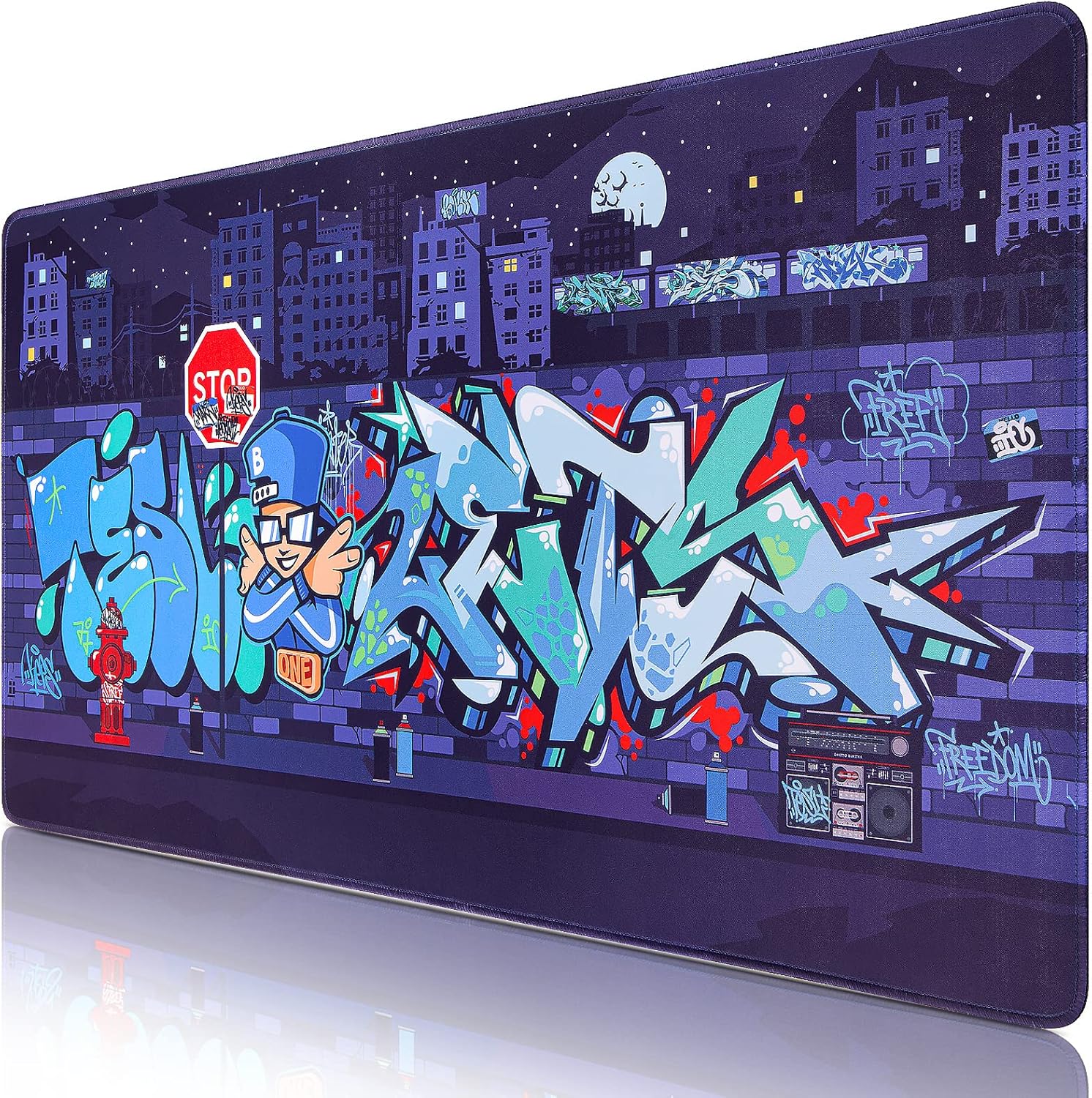 Gaming Mouse Pad, 31.5X15.7Inch with Non-Slip & Rubber Base