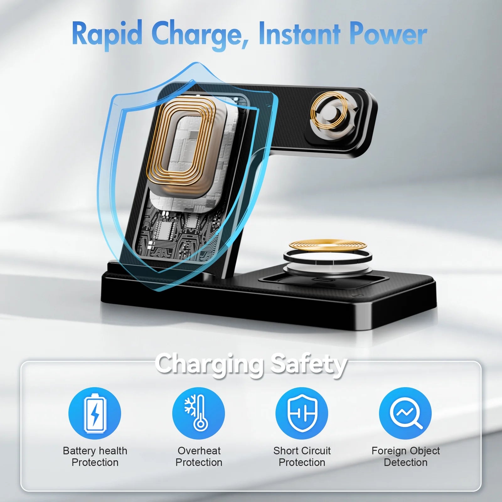 3 in 1 Charging Station for Recent Apple Prodcuts