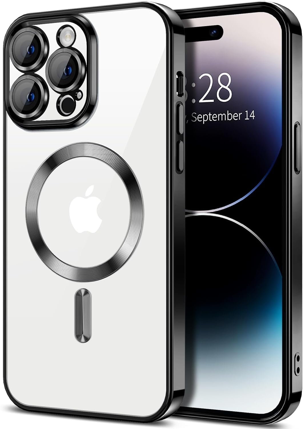 Transparent Phone Case for Apple iPhone 14 Pro Max Clear Magnetic Case