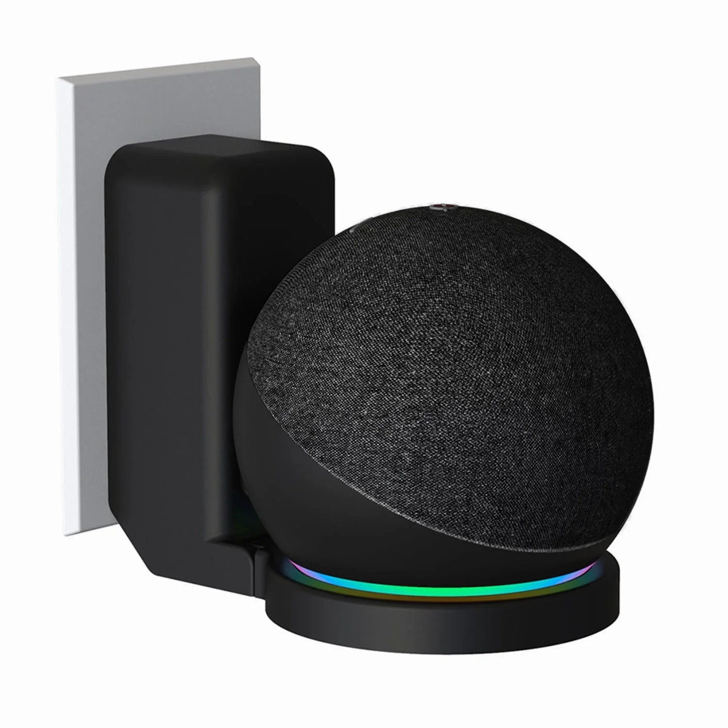 Wall Bracket for Amazon Echo Dot 5Th Gen & Echo Dot 4Th Generation with Cable Storage Save-Space