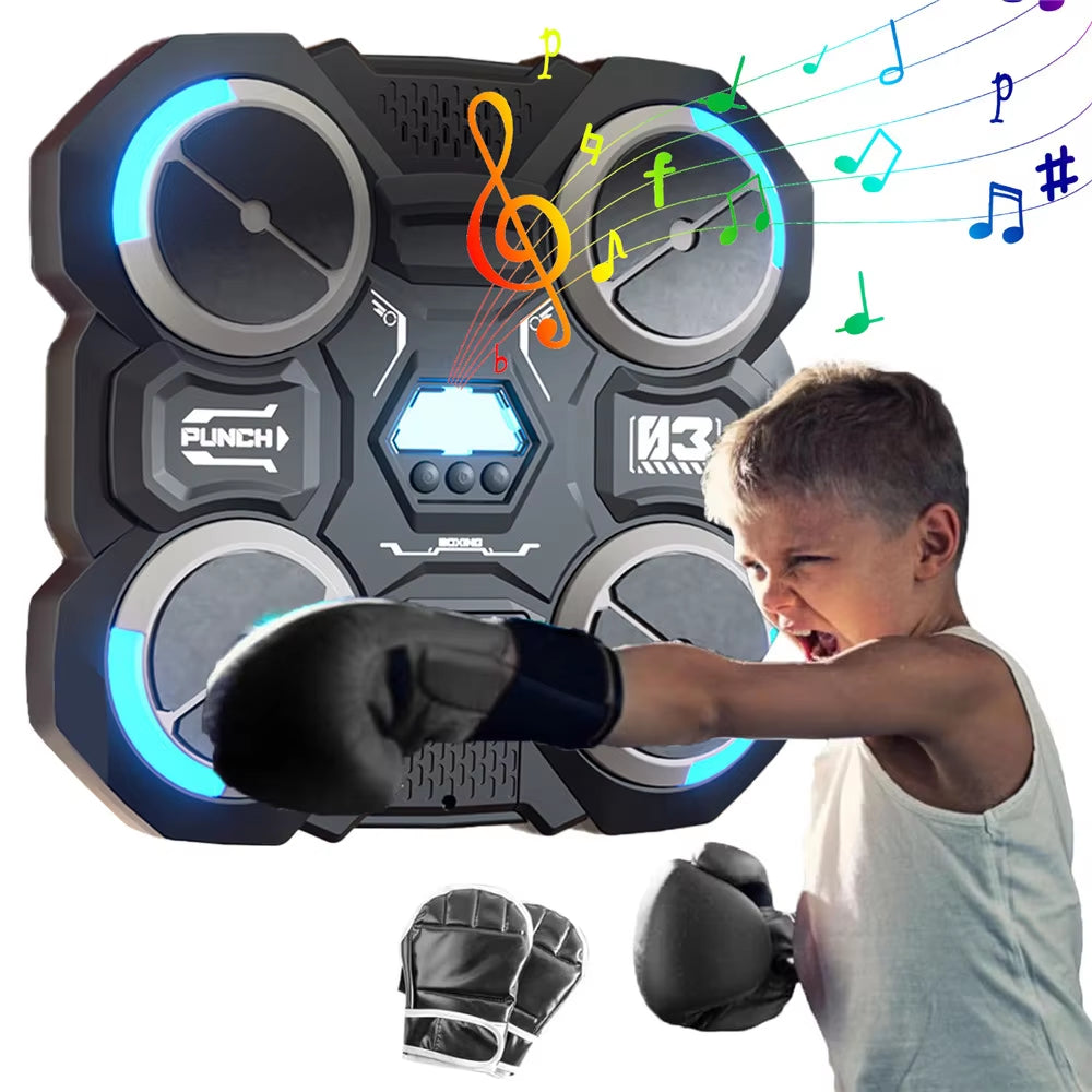 Smart Wall-Mounted Bluetooth Music Boxing Machine for Kids