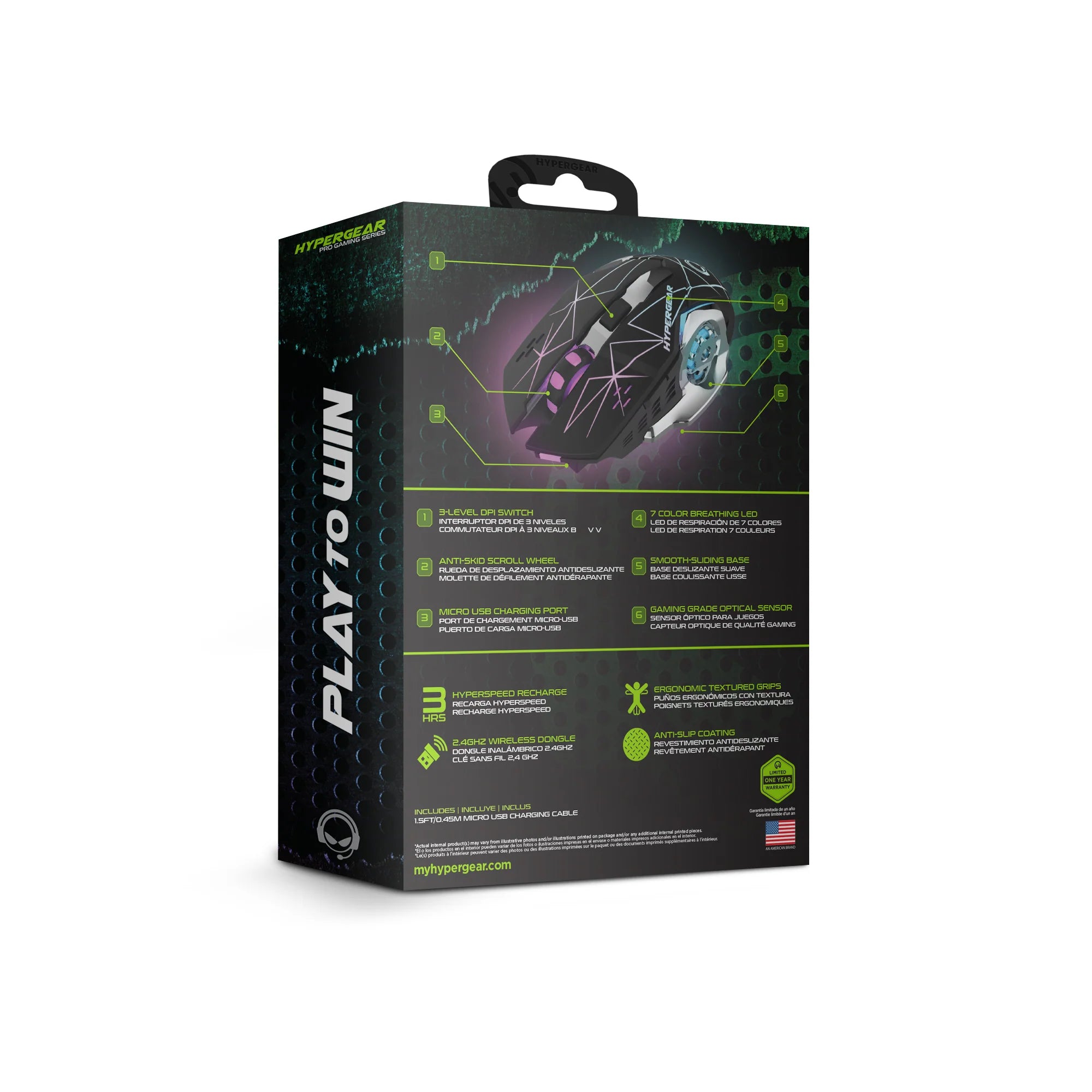 Hypergear Chromium Wireless Gaming Mouse