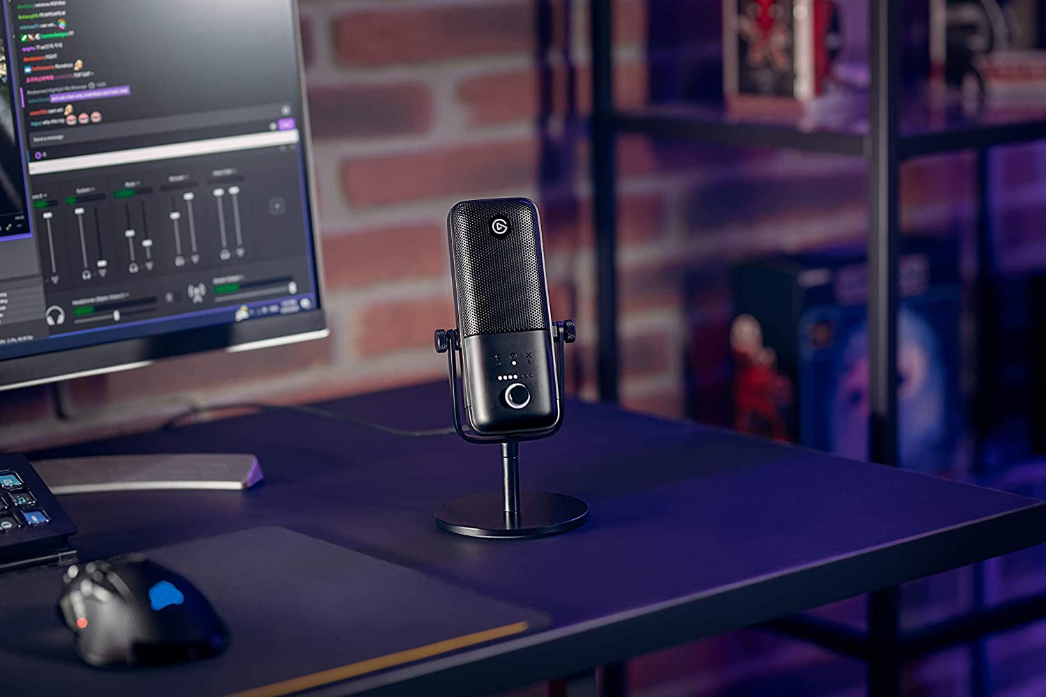 Wave:3 - Premium Studio Quality USB Condenser Microphone for Streaming, Podcast, Gaming and Home Office, Free Mixer Software, Sound Effect Plugins, Anti-Distortion, Plug ’N Play, PC