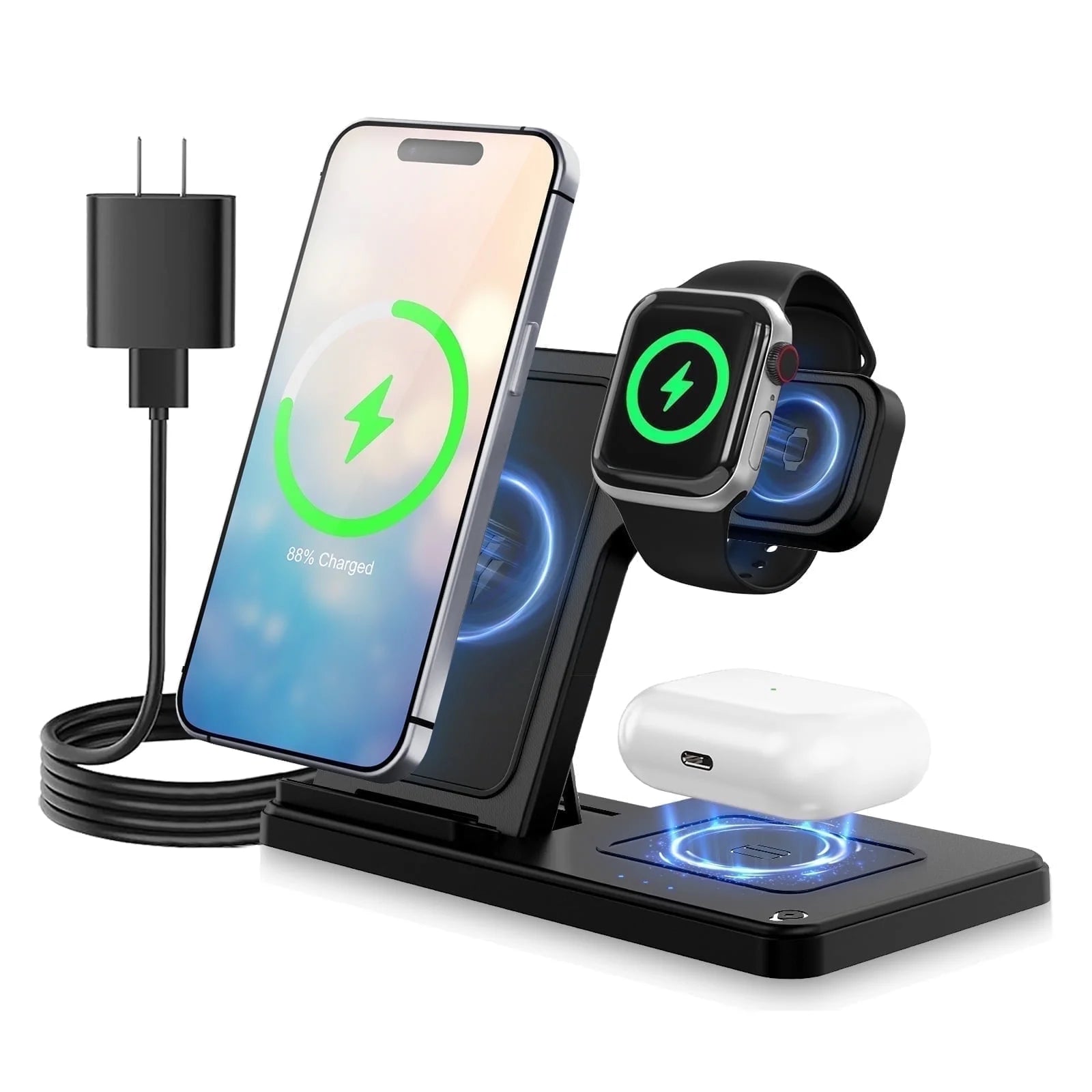3 in 1 Charging Station for Recent Apple Prodcuts
