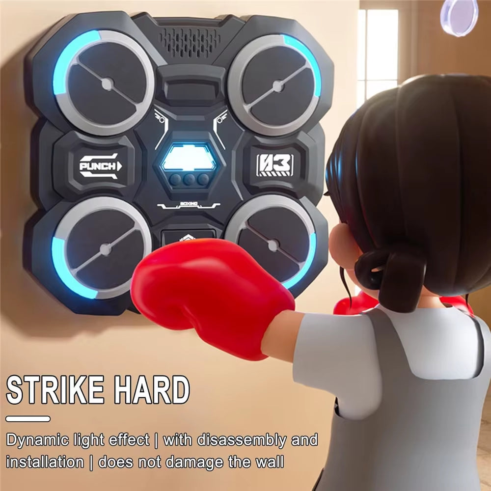 Smart Wall-Mounted Bluetooth Music Boxing Machine for Kids